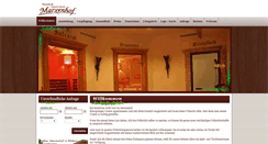Desktop Screenshot of marxenhof.at